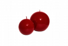 view01 thumbnail image for Meloria Ball Candle in Bordeaux - Small