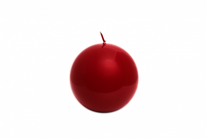 Meloria Ball Candle in Bordeaux - Small