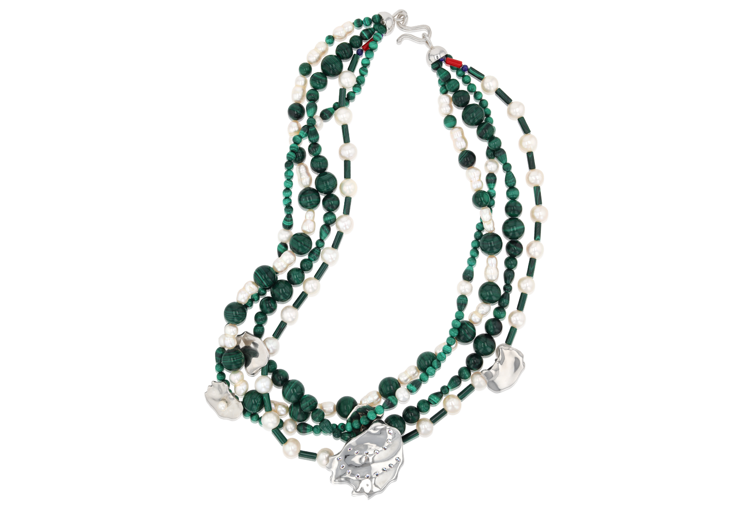 Oysters Rockefeller Diamond Necklace