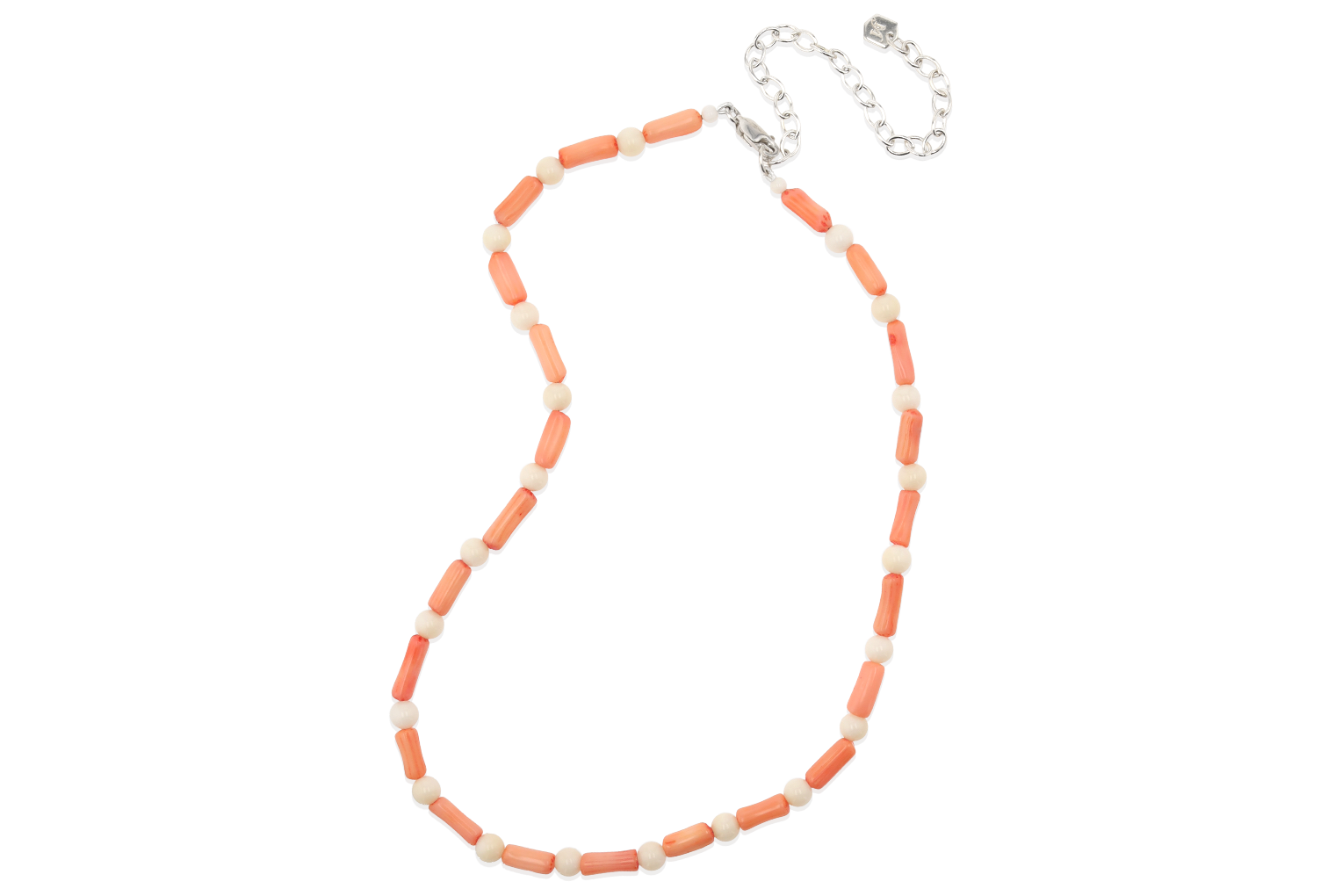 Coral Beaded Choker