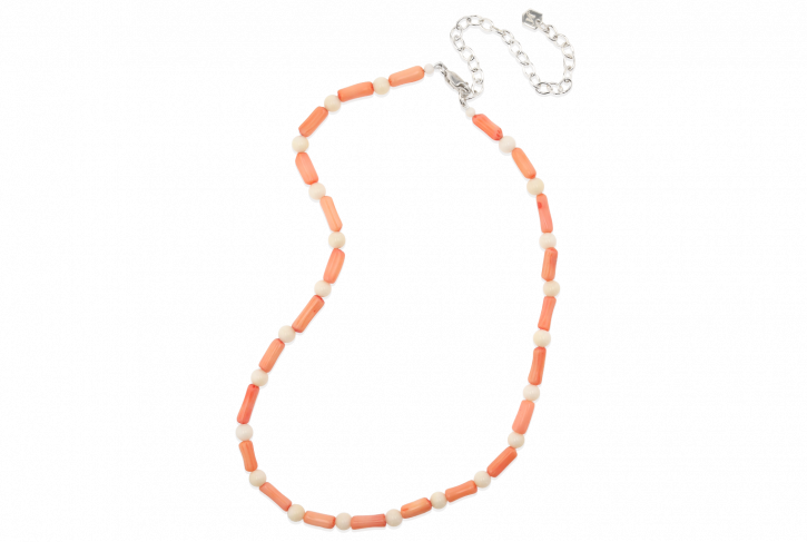 Coral Beaded Choker
