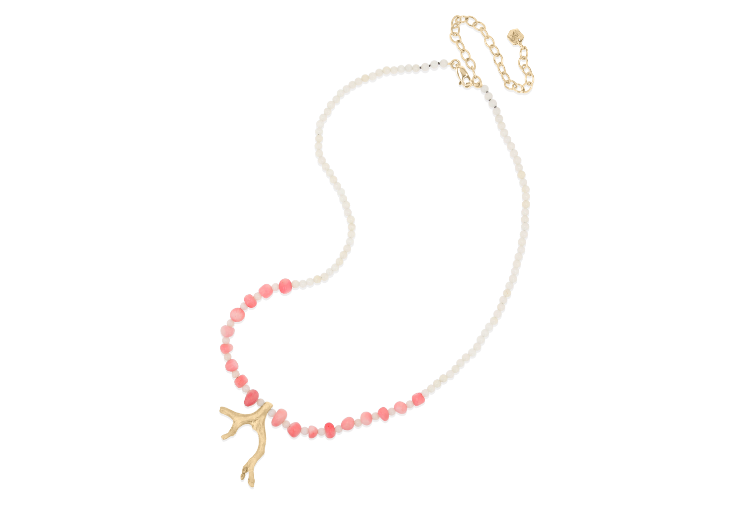 Petit Coral Pendant Necklace