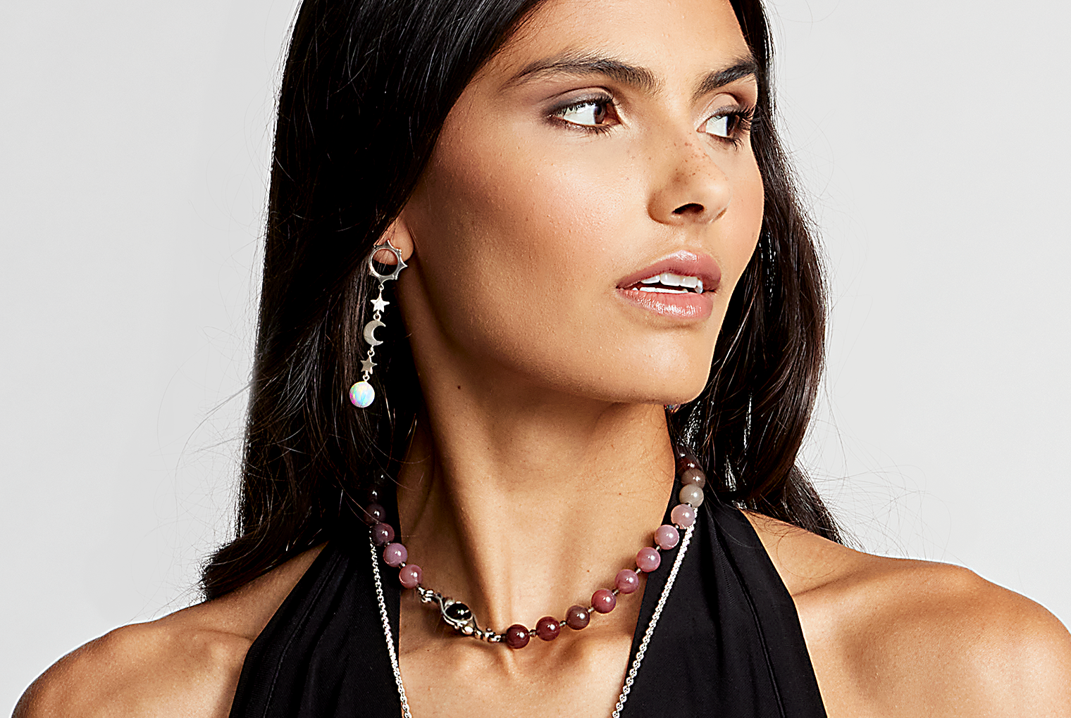 Legacy Forever Necklace | Agate & Smoky Quartz Necklace | Mignon Faget