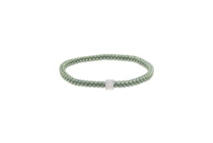 Halo Bangle Fern Green Bangle Bracelet Mignon Faget