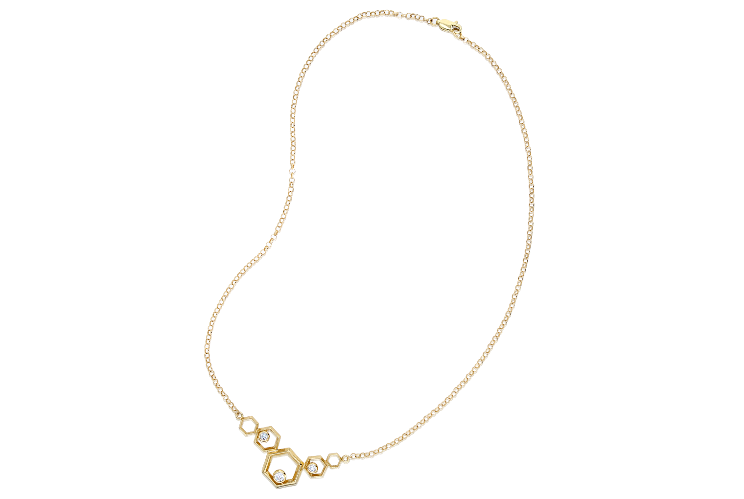 Hive Nucleus Diamond Necklace