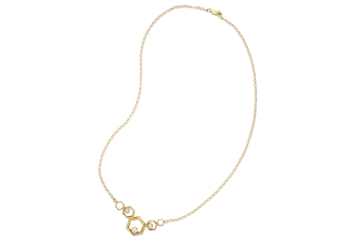 Hive Nucleus Diamond Necklace