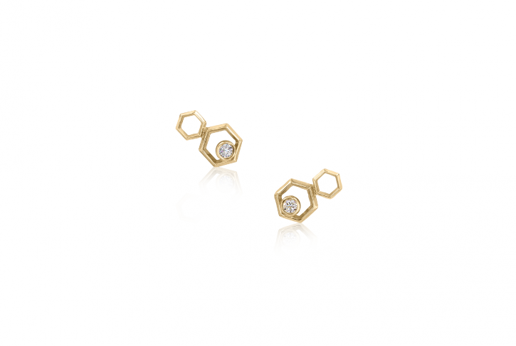 Hive Nucleus Diamond Studs