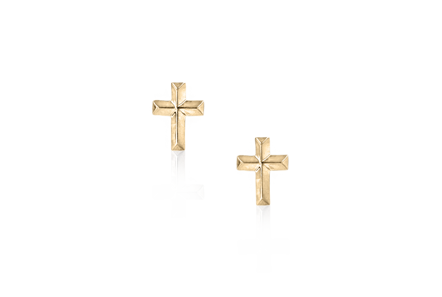 Sacred Ground Petit Cross Studs