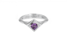 view02 thumbnail image for Neutral Ground Stacking Amethyst Ring