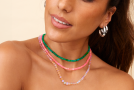 view01 thumbnail image for Spearmint Opal Necklace