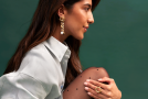 view01 thumbnail image for Celestial Black Opal Shoulder Duster | Single
