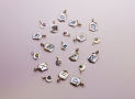 view01 thumbnail image for Zodiac x Birthstone Necklace