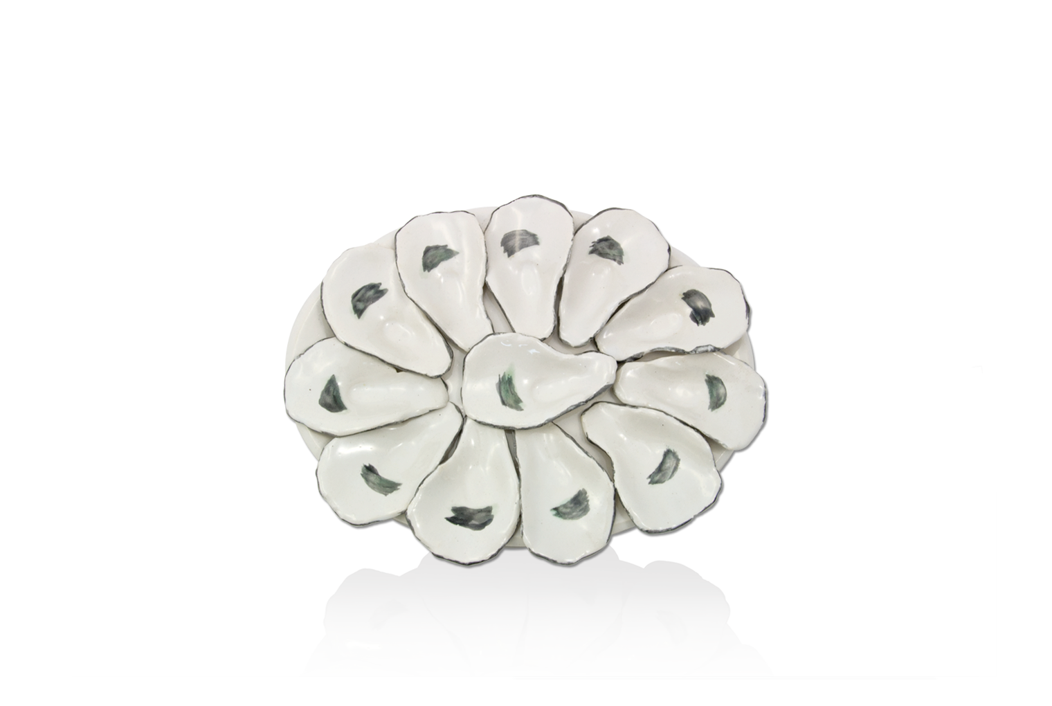 Oysteria Dozen Oyster Plate Mignon Faget New Orleans Jewelry