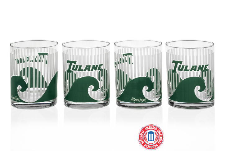Tulane Green Wave Glasses