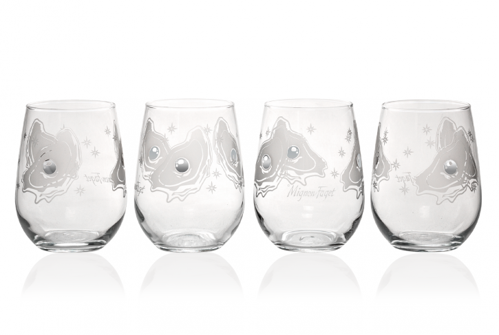 Mignon Faget Oyster Stemless Glasses - Thumbnail 2