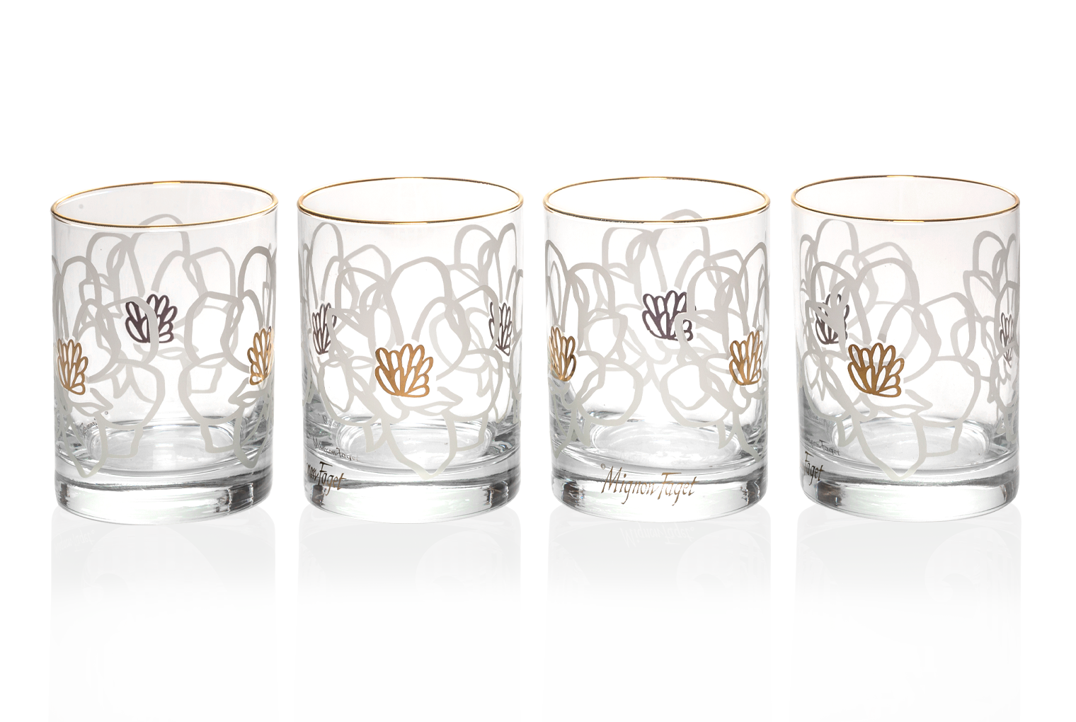 Magnolia Outline Glasses
