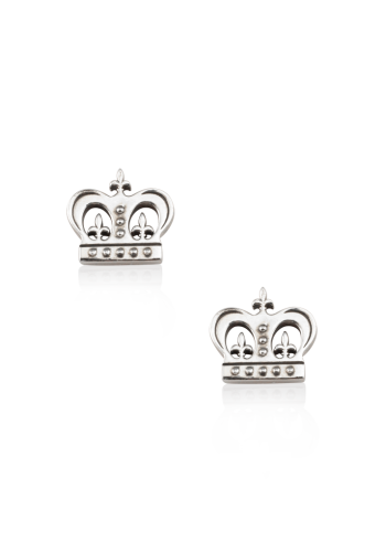 MGE139 Mardi Gras Crown Earrings 