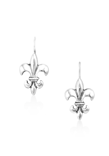 Fleur de Lis Dangle Earrings