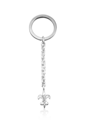 Fleur de Lis Key Ring