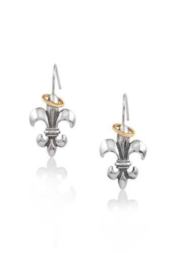 Saint Fleur de Lis Dangle Earrings