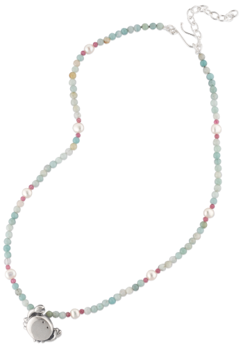 Petit Blue Crab Necklace