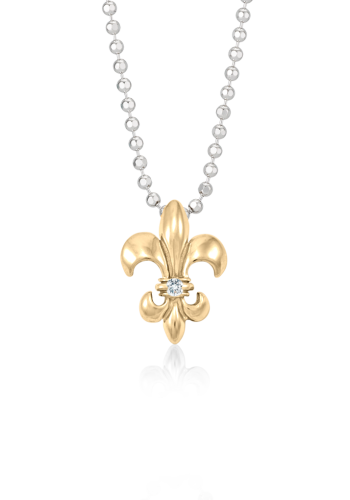 Diamond Fleur de Lis Pendant