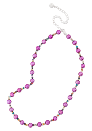 Limited Edition Pink Neon Party Pearl Necklace