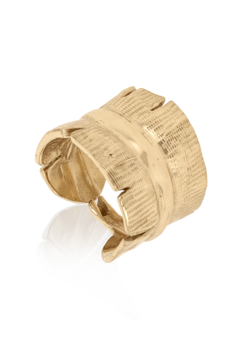Banana Leaf Wrap Ring