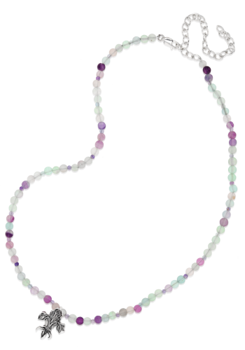 Iris Fluorite Necklace