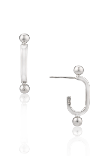 Lozenge Link Small Earrings