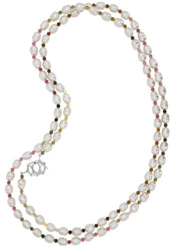 Rainbow Eclipse Freshwater Pearl Necklace