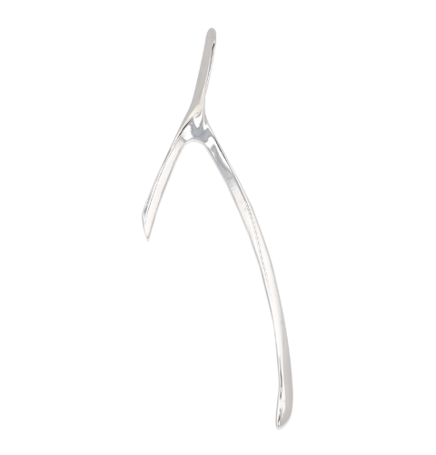 Wishbone Lucky Side Brooch
