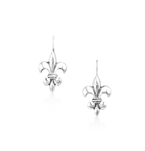 Fleur de Lis Dangle Earrings